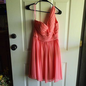 Mori Lee One-shoulder Dress (Bridesmaid)